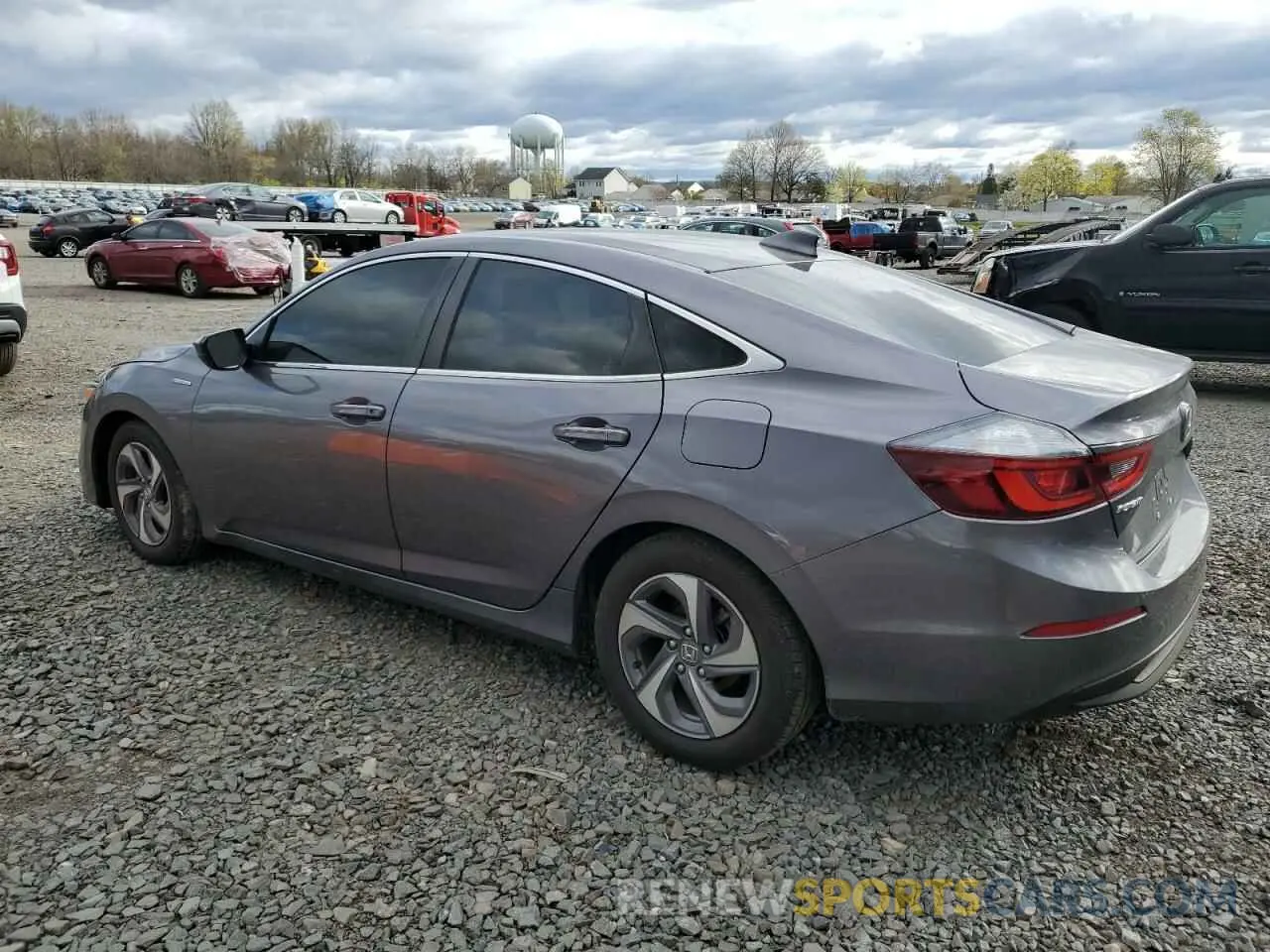 2 Photograph of a damaged car 19XZE4F58KE017755 HONDA INSIGHT 2019