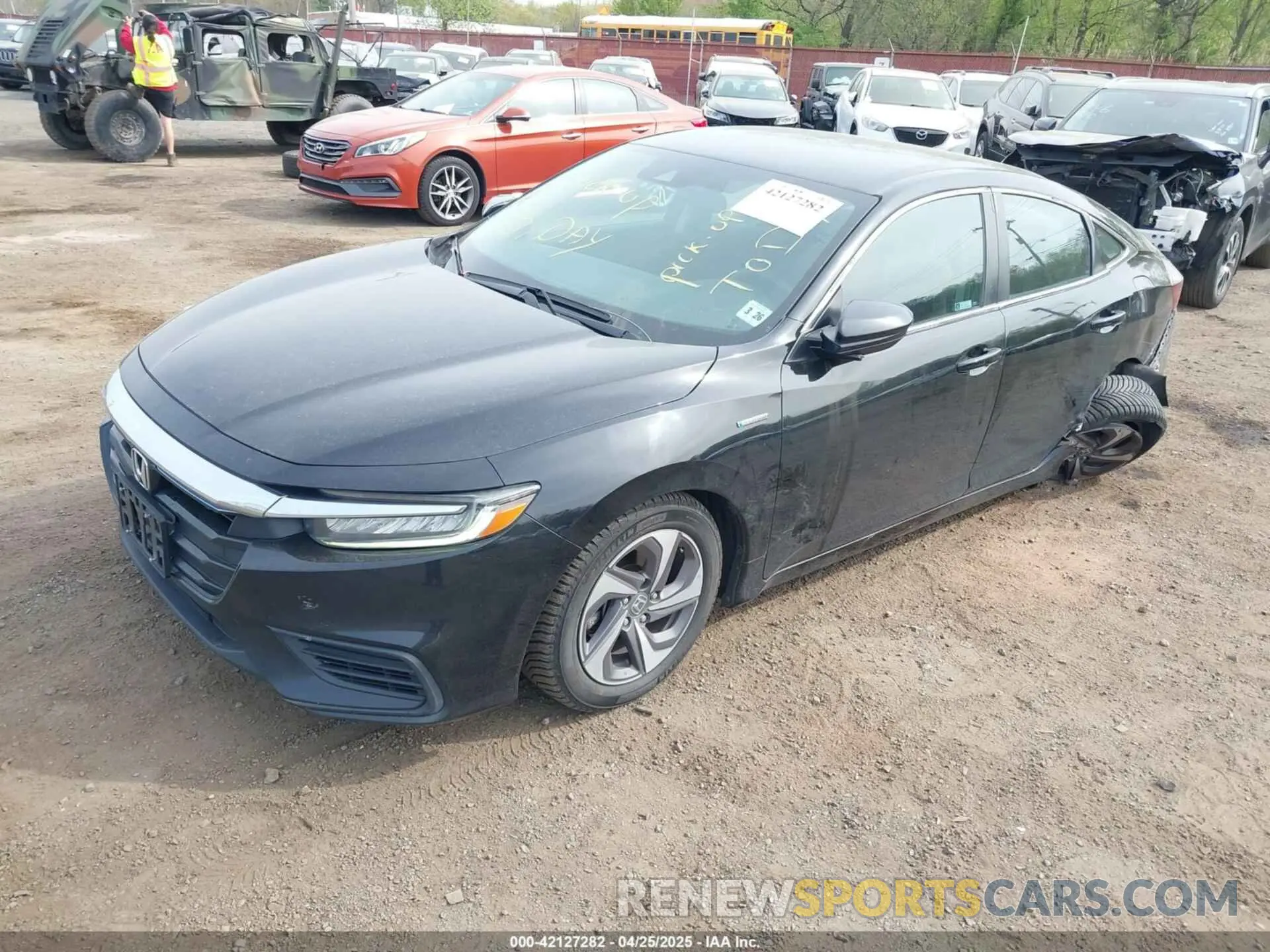 2 Photograph of a damaged car 19XZE4F58KE024446 HONDA INSIGHT 2019