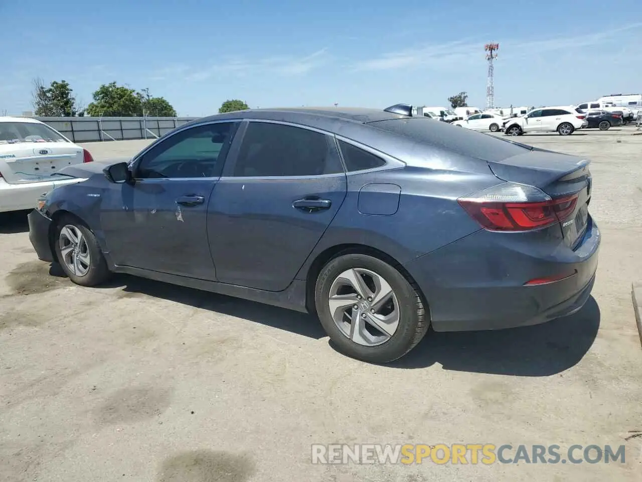 2 Photograph of a damaged car 19XZE4F58KE031929 HONDA INSIGHT 2019