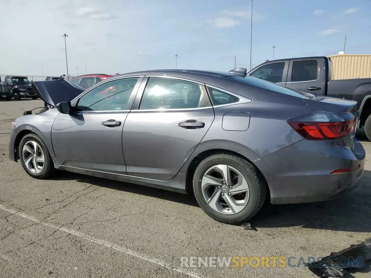 2 Photograph of a damaged car 19XZE4F59KE016100 HONDA INSIGHT 2019