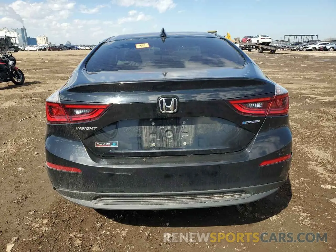 6 Photograph of a damaged car 19XZE4F59KE018221 HONDA INSIGHT 2019