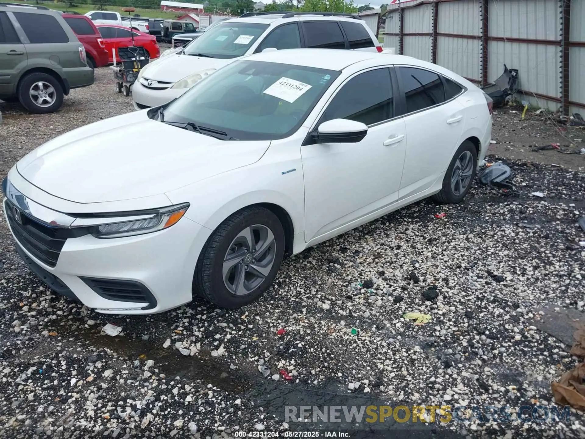 2 Photograph of a damaged car 19XZE4F5XKE009320 HONDA INSIGHT 2019