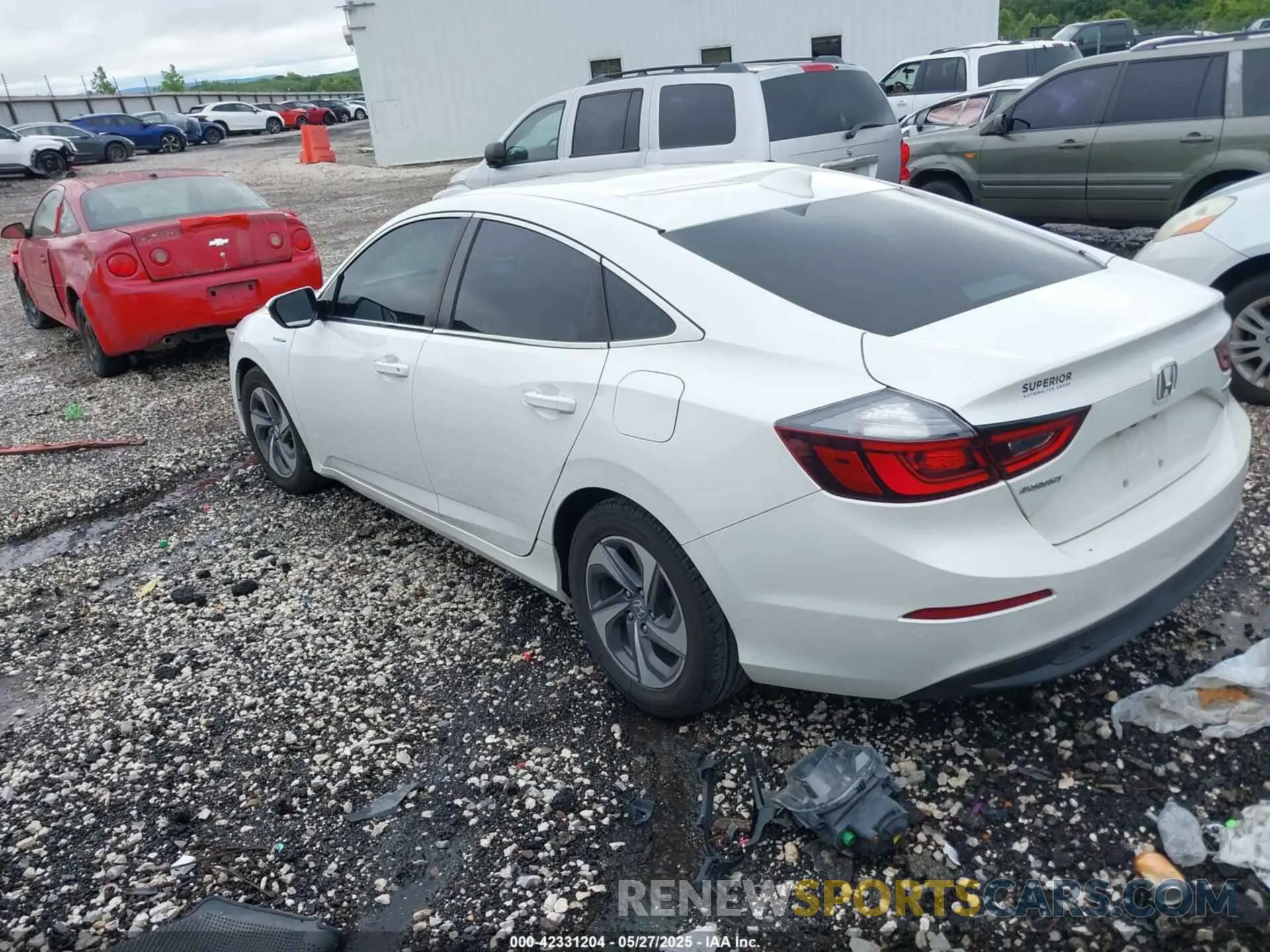 3 Photograph of a damaged car 19XZE4F5XKE009320 HONDA INSIGHT 2019