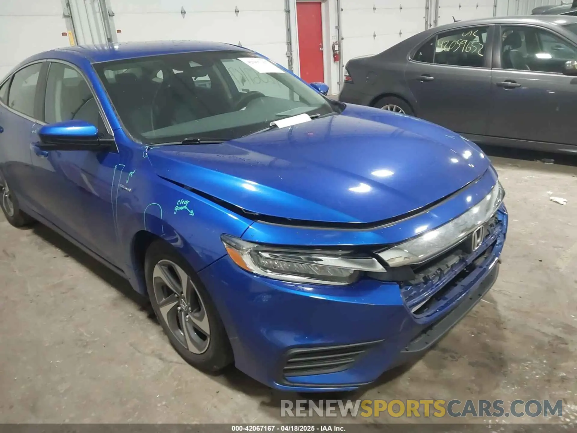 6 Photograph of a damaged car 19XZE4F5XKE013870 HONDA INSIGHT 2019