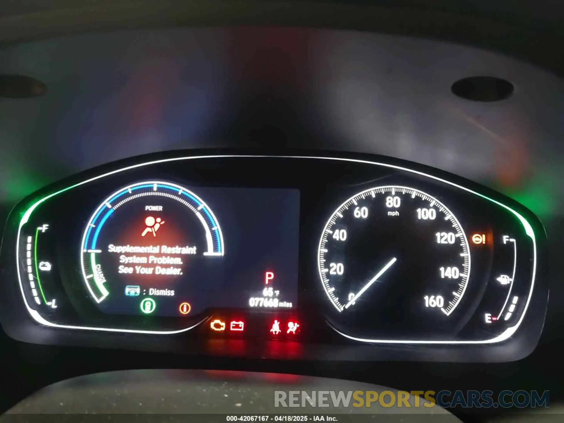 7 Photograph of a damaged car 19XZE4F5XKE013870 HONDA INSIGHT 2019