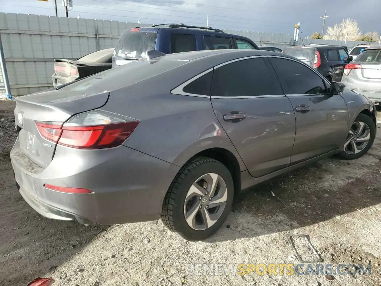 3 Photograph of a damaged car 19XZE4F5XKE031351 HONDA INSIGHT 2019