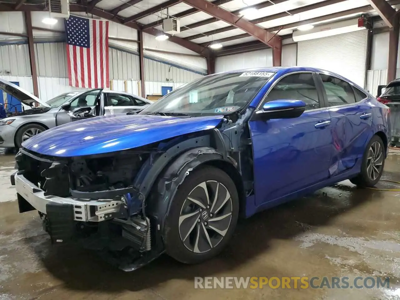 1 Photograph of a damaged car 19XZE4F90KE003576 HONDA INSIGHT 2019