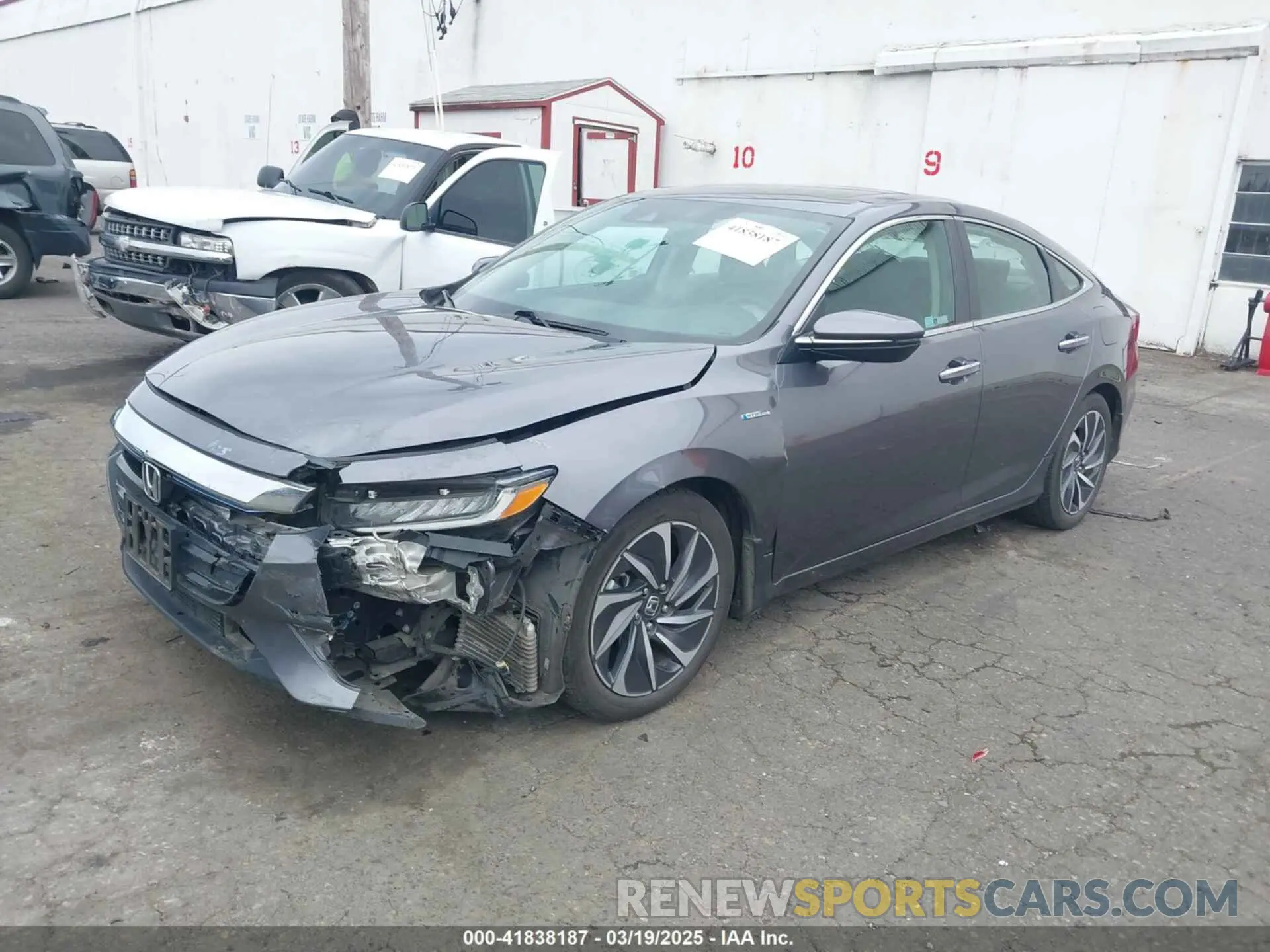 2 Photograph of a damaged car 19XZE4F90KE020510 HONDA INSIGHT 2019
