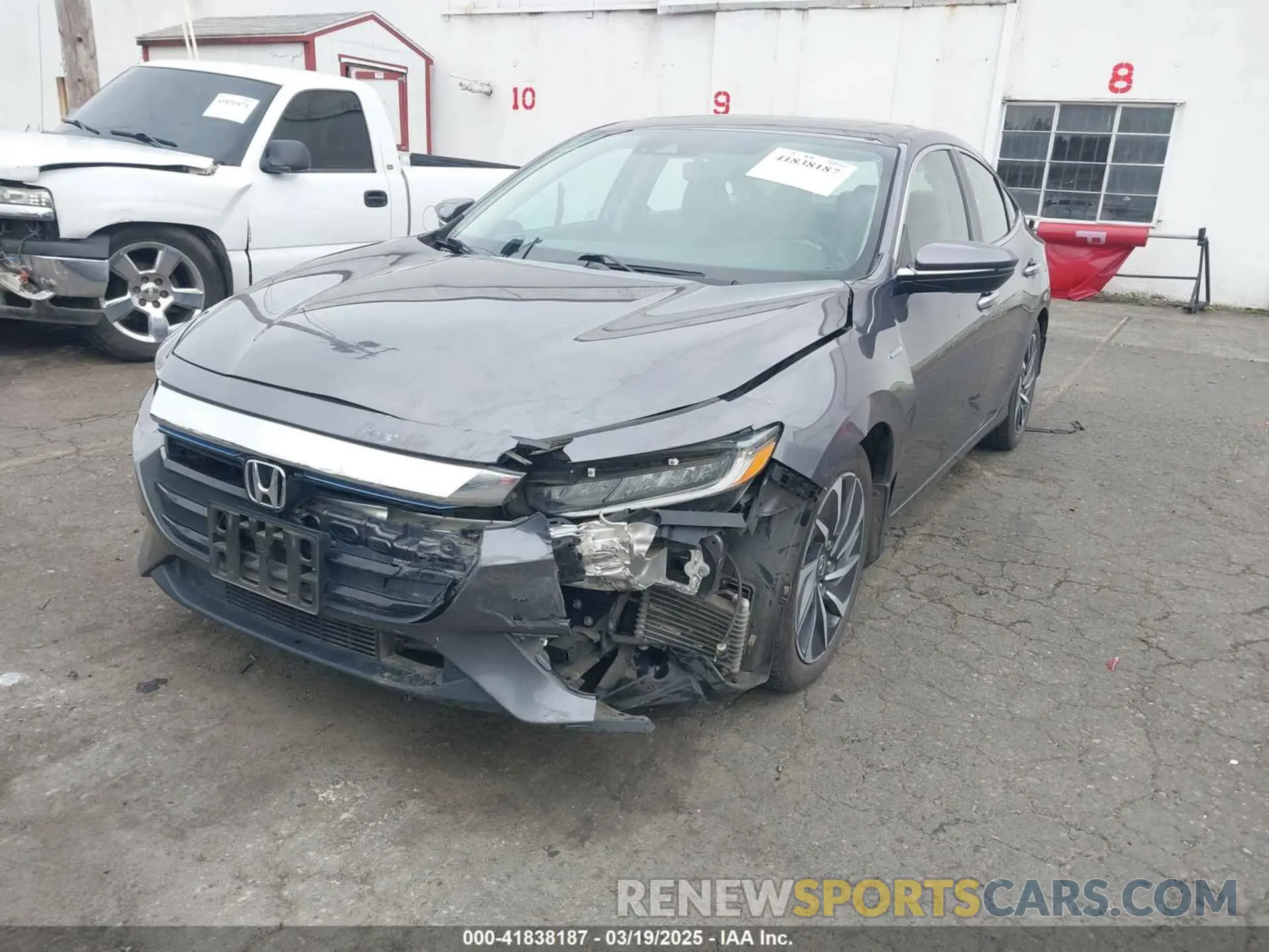 6 Photograph of a damaged car 19XZE4F90KE020510 HONDA INSIGHT 2019