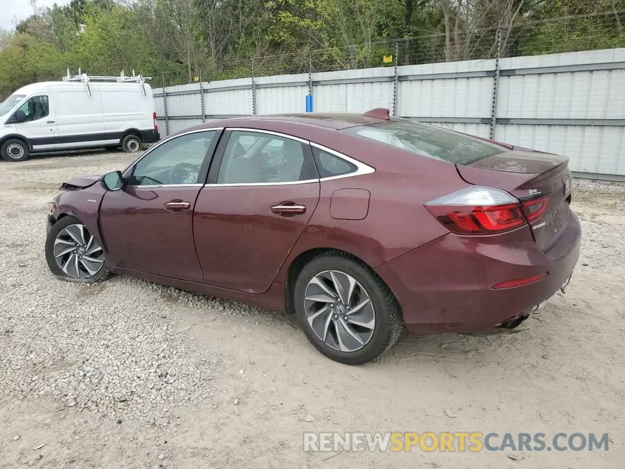 2 Photograph of a damaged car 19XZE4F90KE021222 HONDA INSIGHT 2019