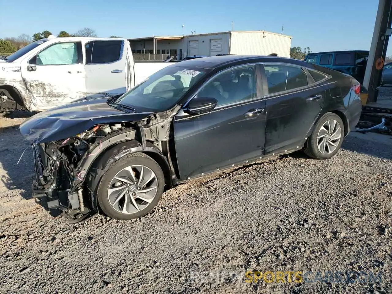 1 Photograph of a damaged car 19XZE4F90KE028249 HONDA INSIGHT 2019