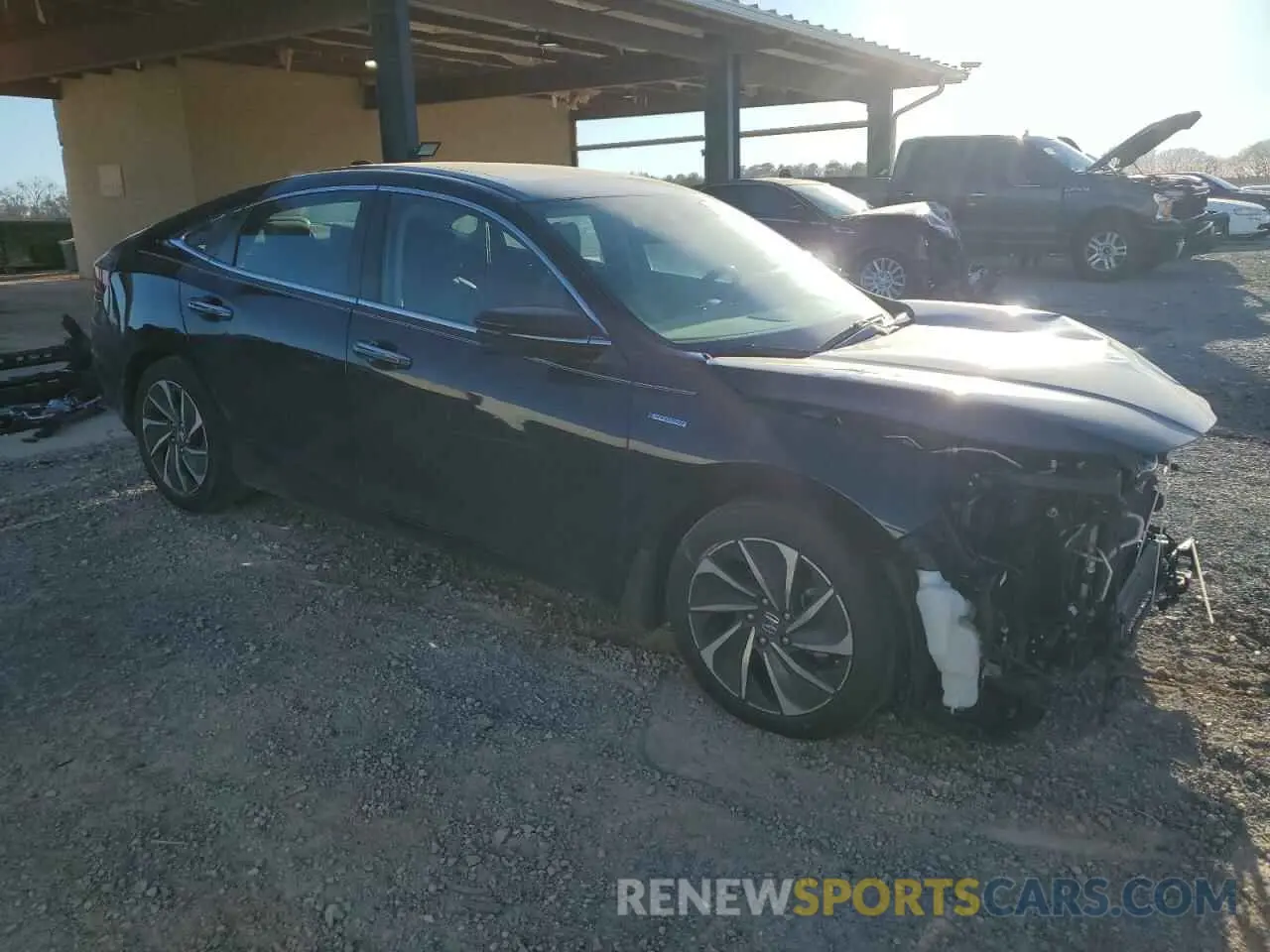 4 Photograph of a damaged car 19XZE4F90KE028249 HONDA INSIGHT 2019