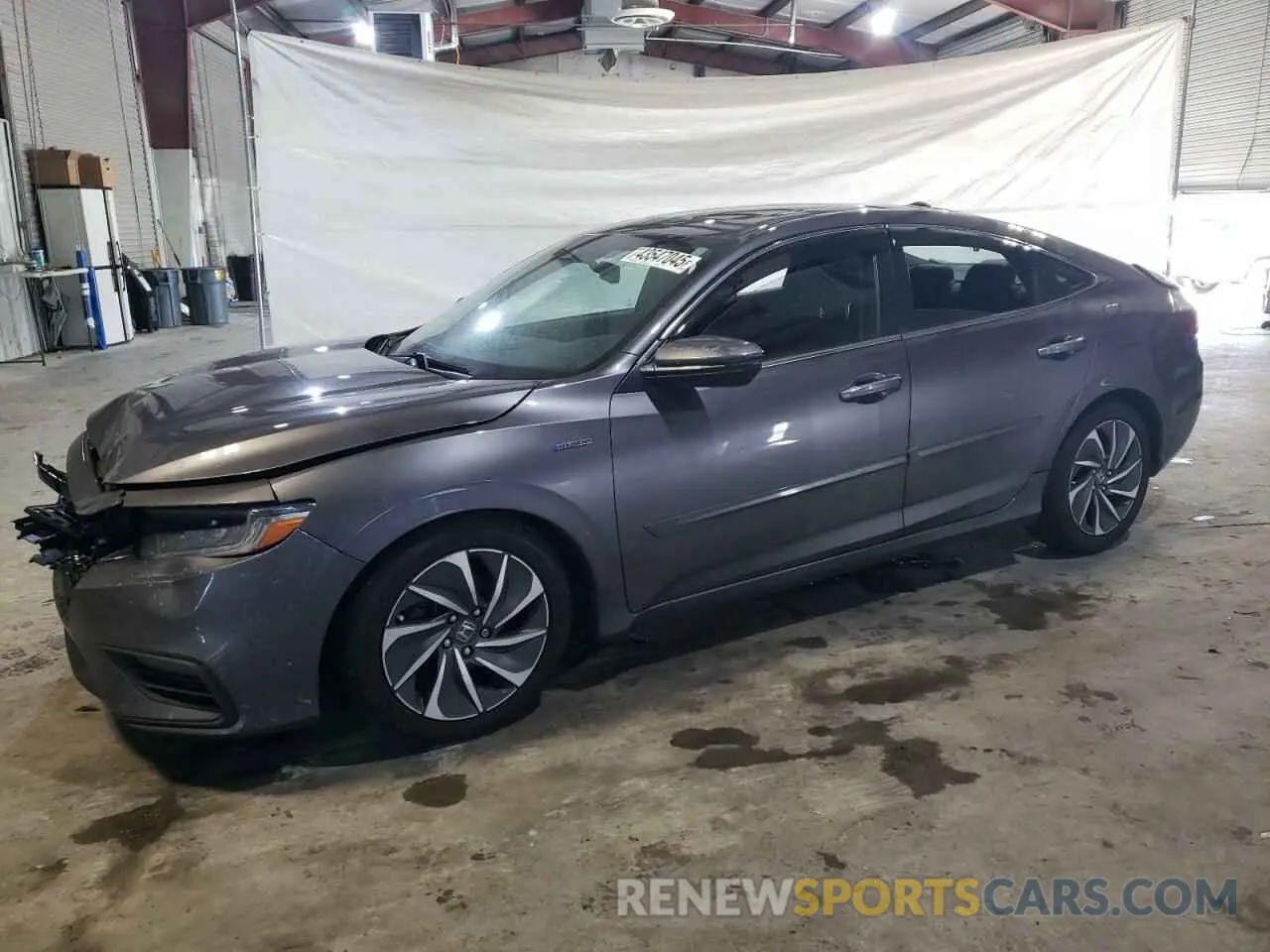 1 Photograph of a damaged car 19XZE4F91KE016367 HONDA INSIGHT 2019