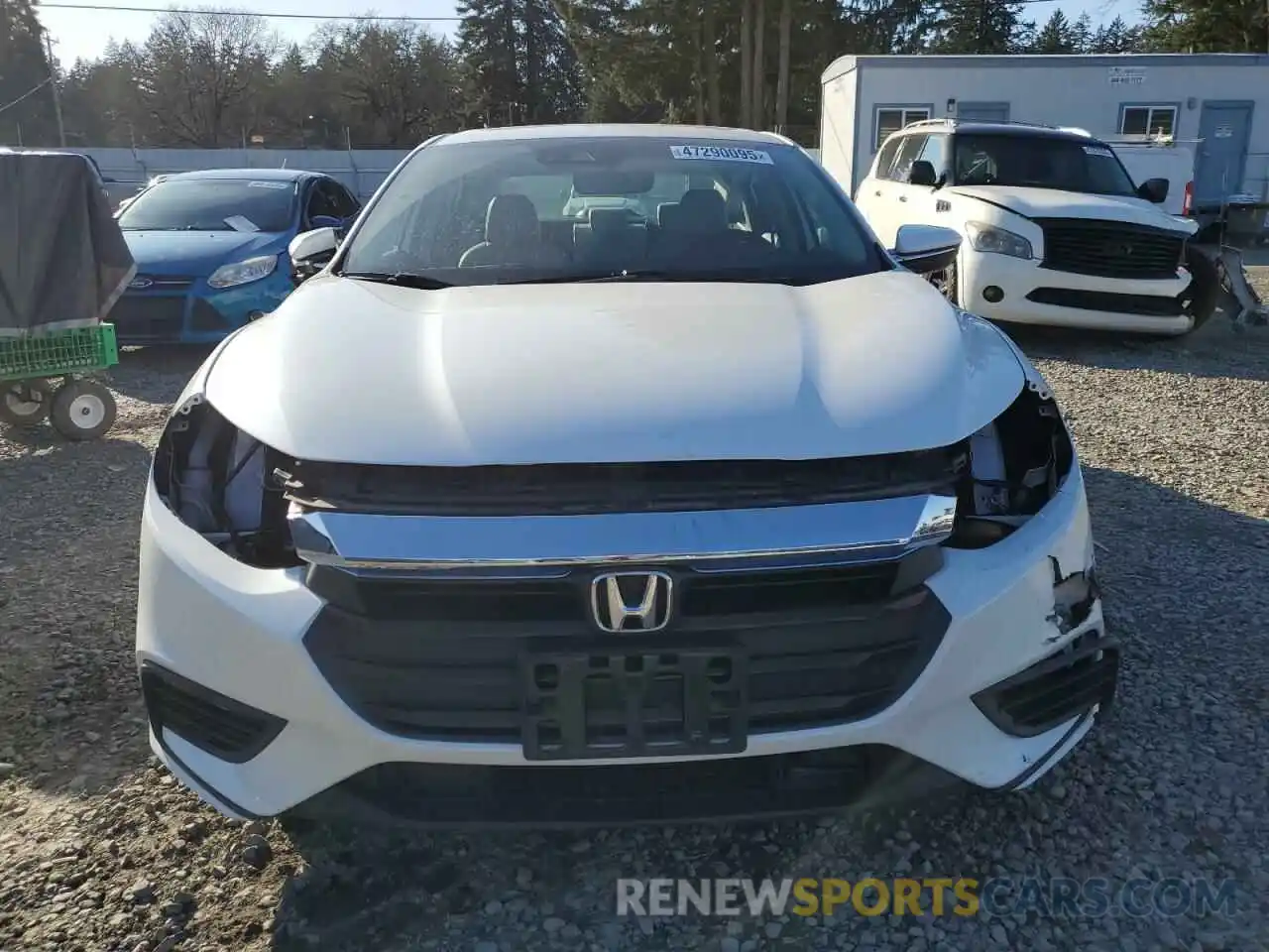 5 Photograph of a damaged car 19XZE4F91KE020256 HONDA INSIGHT 2019