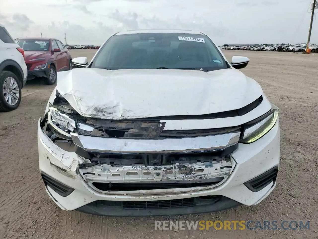 5 Photograph of a damaged car 19XZE4F91KE033721 HONDA INSIGHT 2019