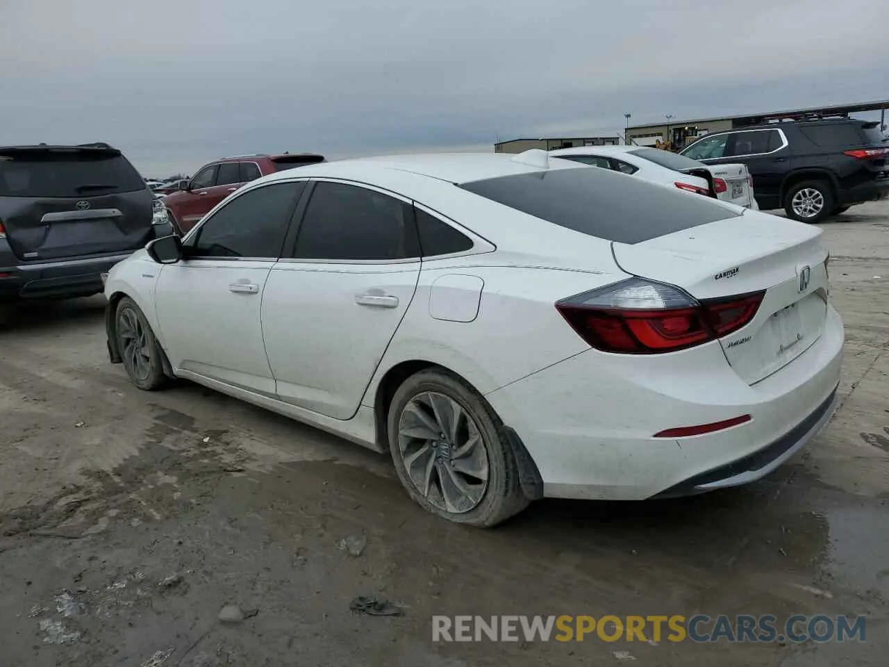 2 Photograph of a damaged car 19XZE4F92KE013543 HONDA INSIGHT 2019