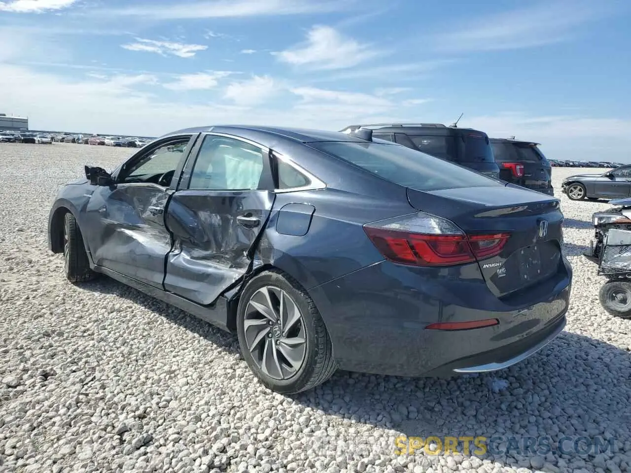 2 Photograph of a damaged car 19XZE4F93KE022378 HONDA INSIGHT 2019