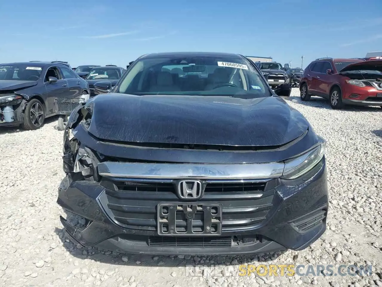 5 Photograph of a damaged car 19XZE4F93KE022378 HONDA INSIGHT 2019
