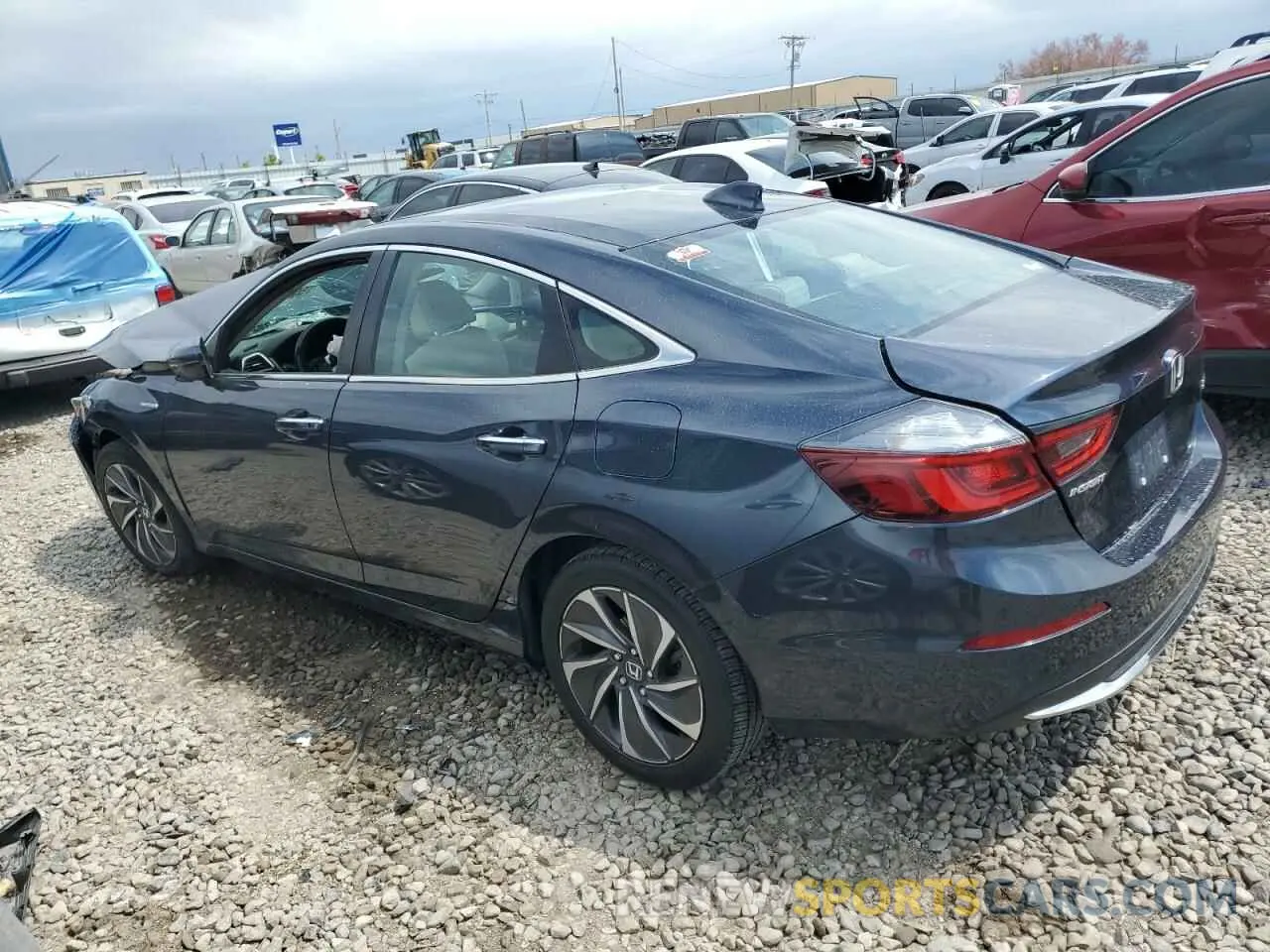 2 Photograph of a damaged car 19XZE4F93KE023398 HONDA INSIGHT 2019