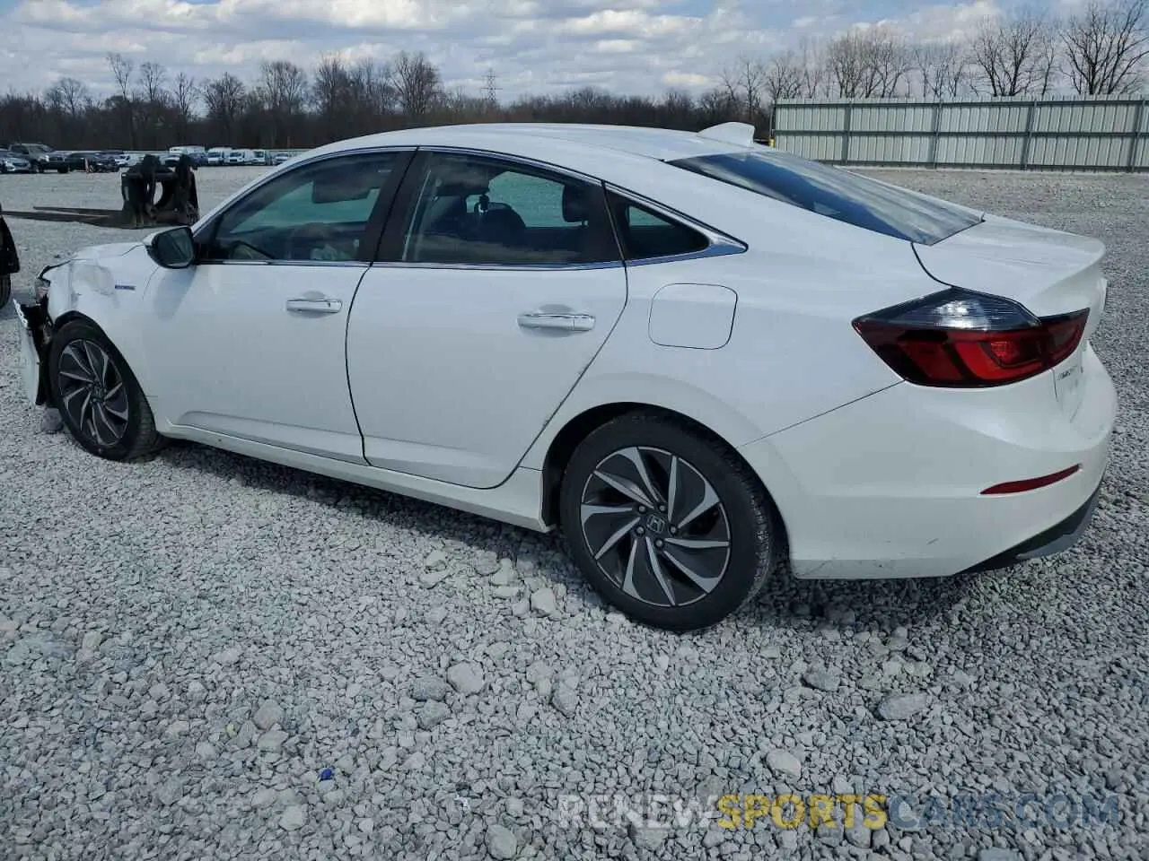 2 Photograph of a damaged car 19XZE4F94KE013561 HONDA INSIGHT 2019
