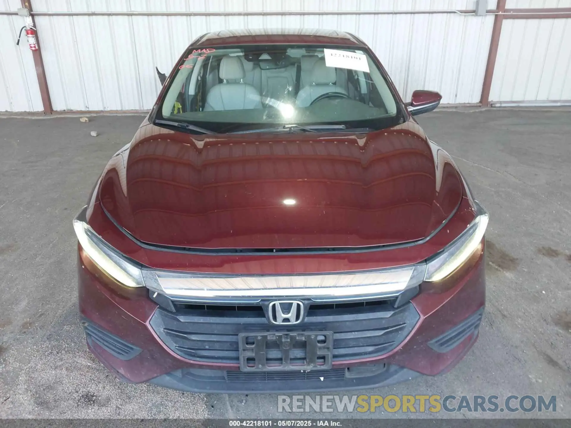 13 Photograph of a damaged car 19XZE4F94KE014483 HONDA INSIGHT 2019