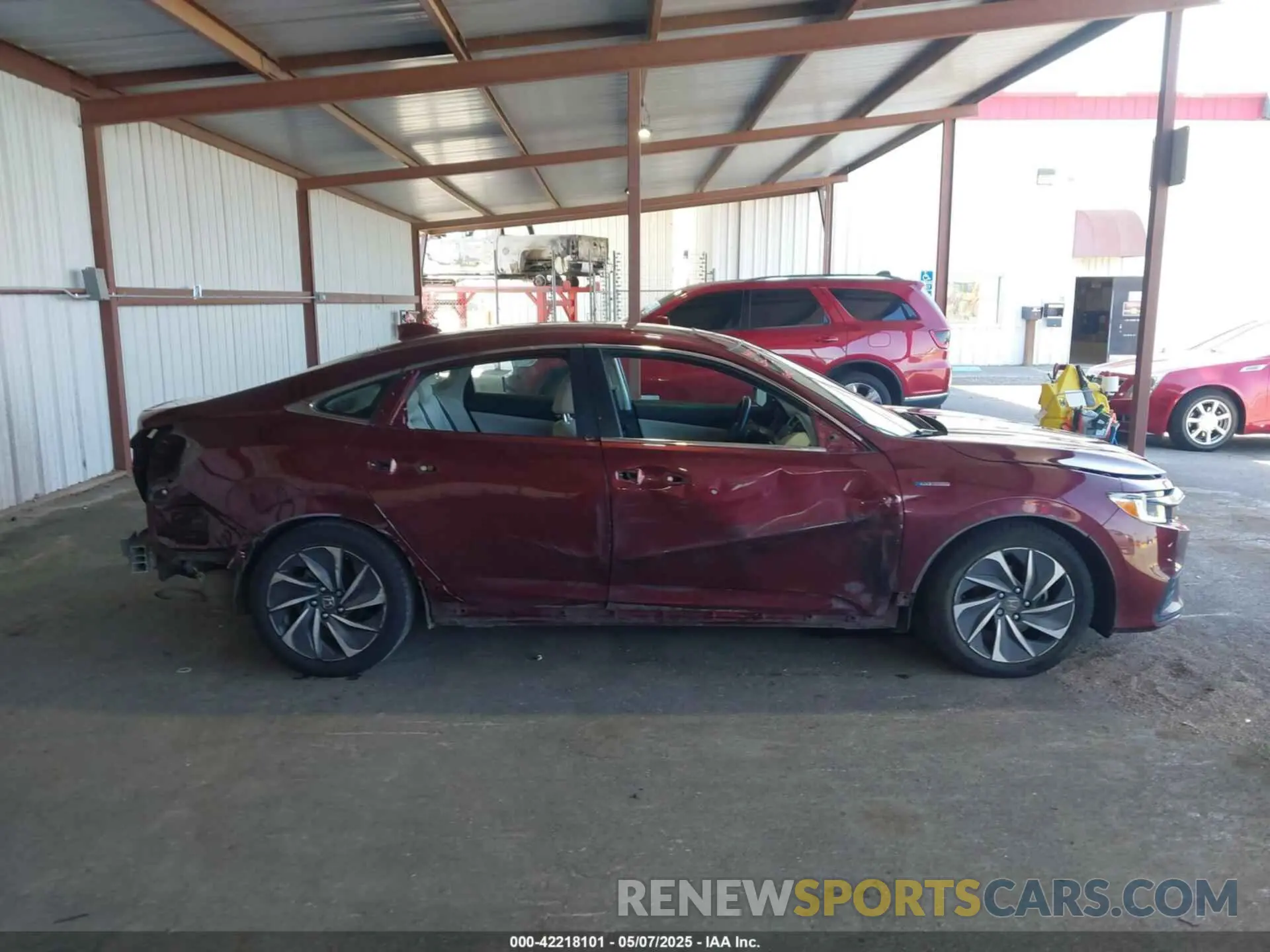 14 Photograph of a damaged car 19XZE4F94KE014483 HONDA INSIGHT 2019