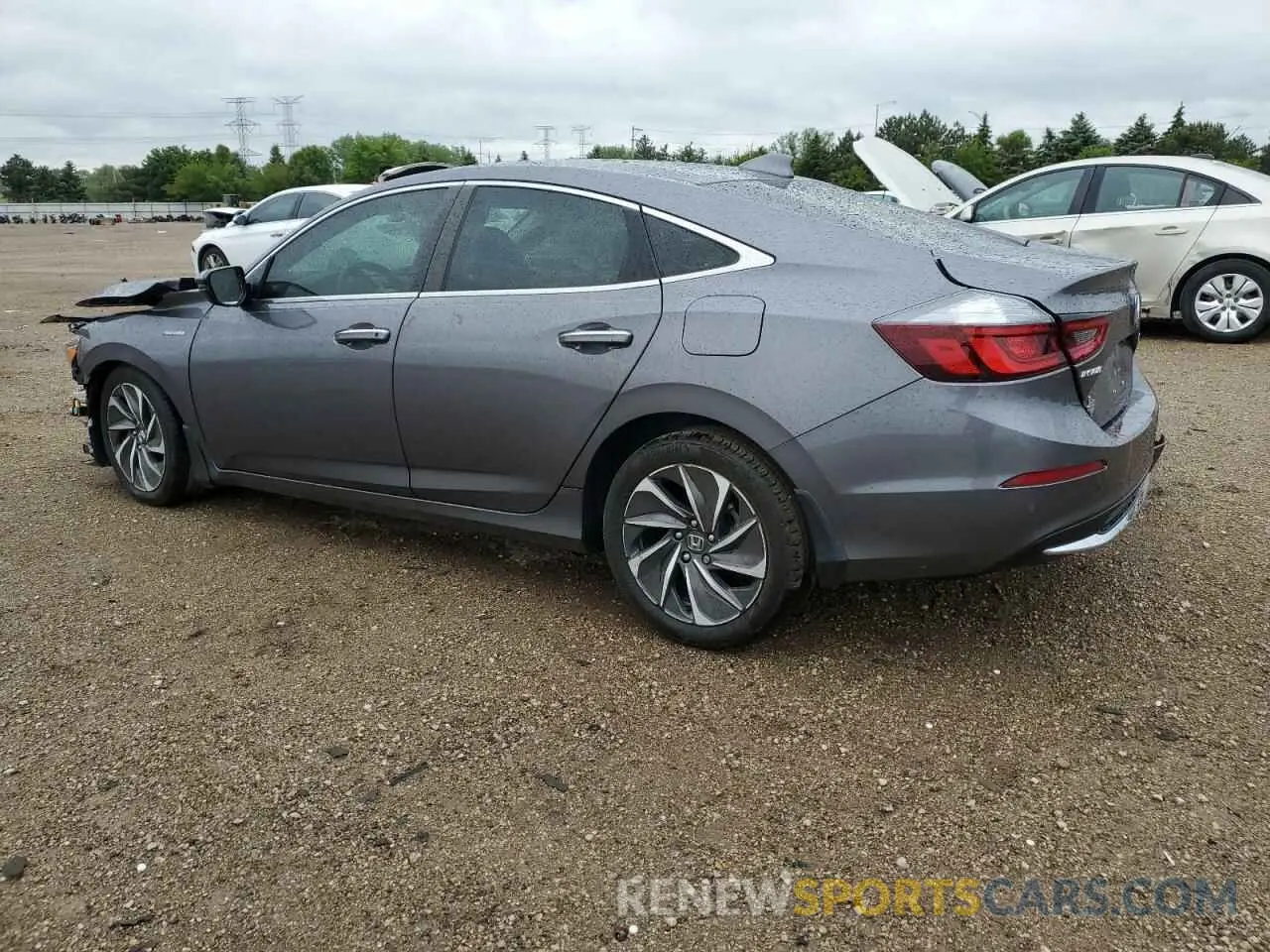 2 Photograph of a damaged car 19XZE4F94KE024088 HONDA INSIGHT 2019