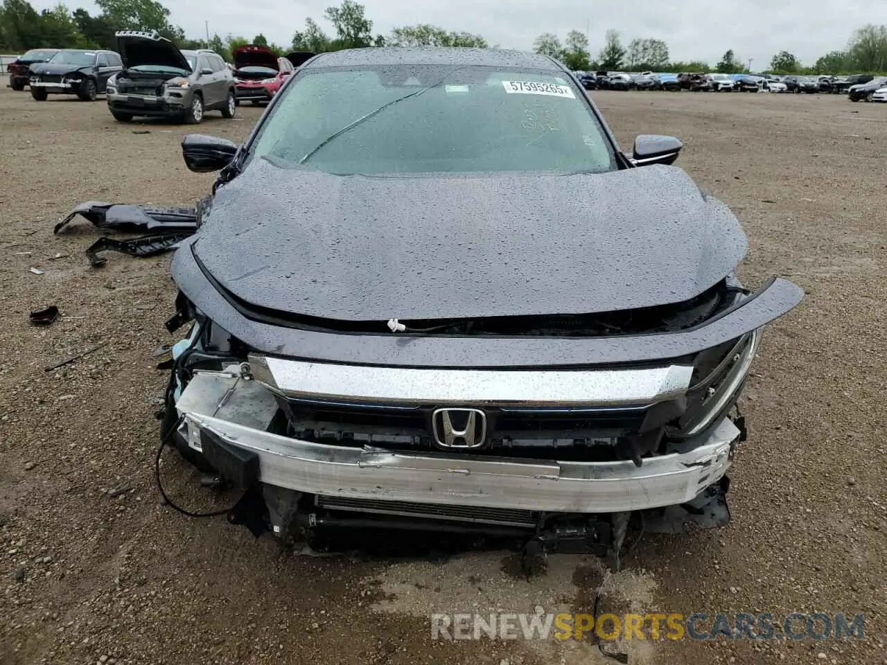 5 Photograph of a damaged car 19XZE4F94KE024088 HONDA INSIGHT 2019