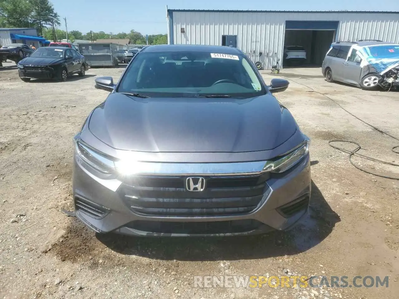 5 Photograph of a damaged car 19XZE4F94KE026861 HONDA INSIGHT 2019