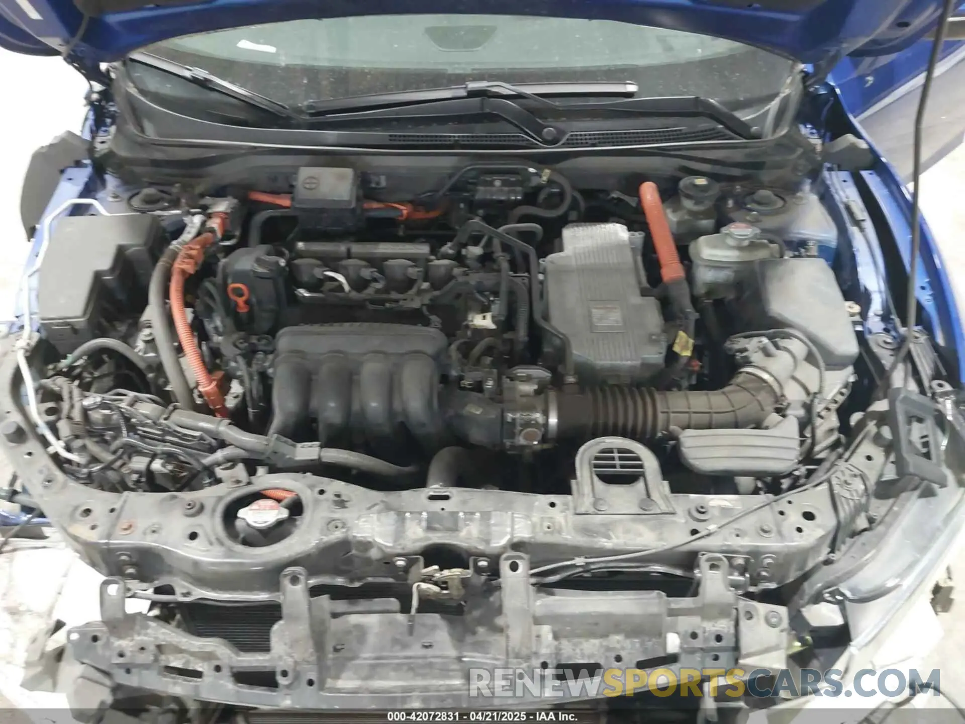 10 Photograph of a damaged car 19XZE4F95KE003587 HONDA INSIGHT 2019