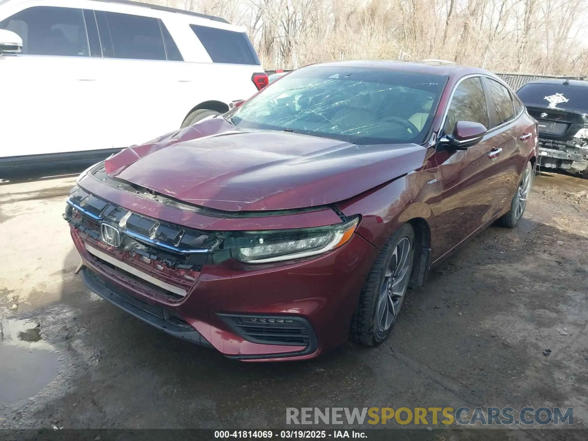 2 Photograph of a damaged car 19XZE4F95KE020308 HONDA INSIGHT 2019