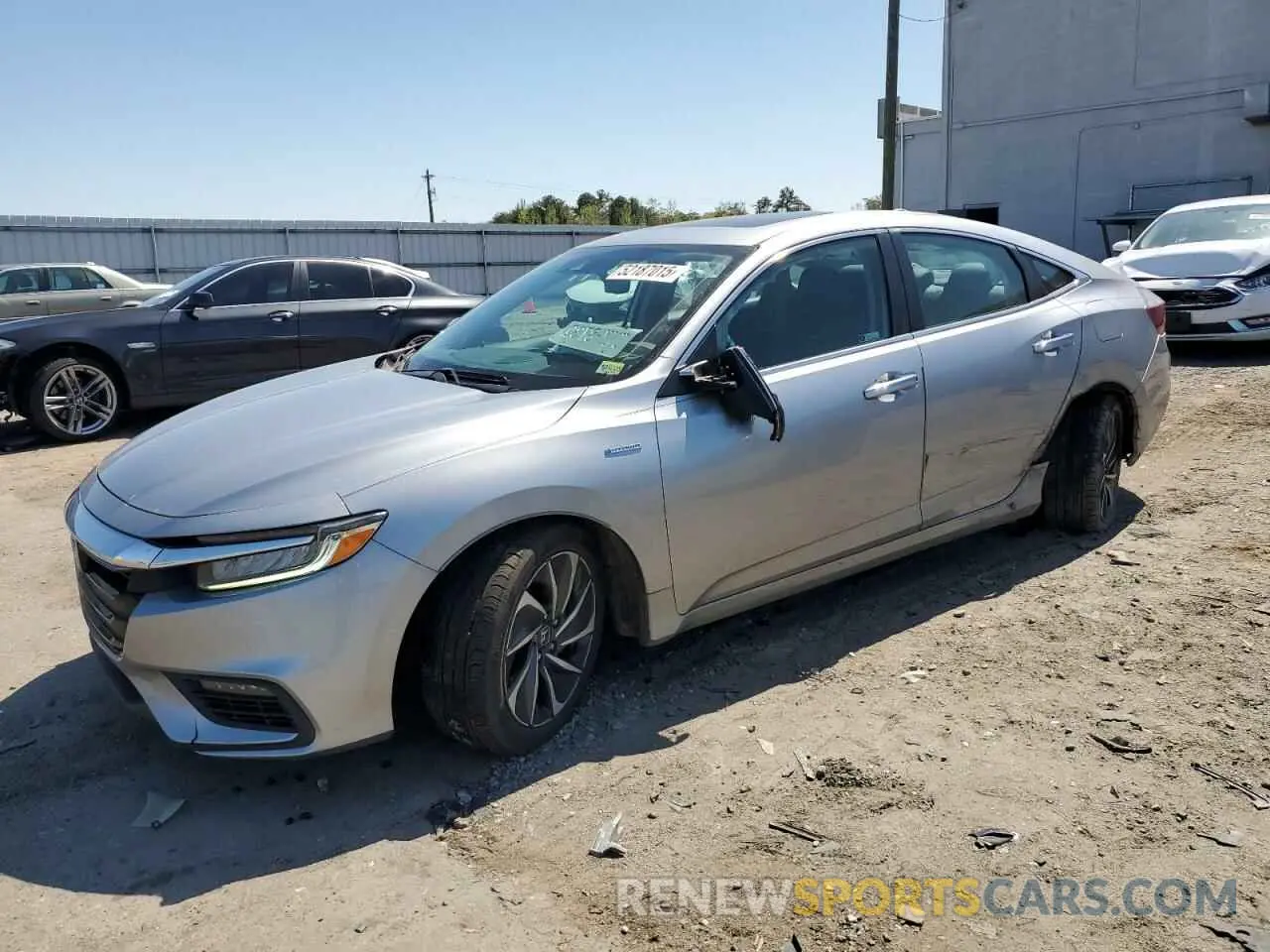 1 Photograph of a damaged car 19XZE4F95KE022706 HONDA INSIGHT 2019