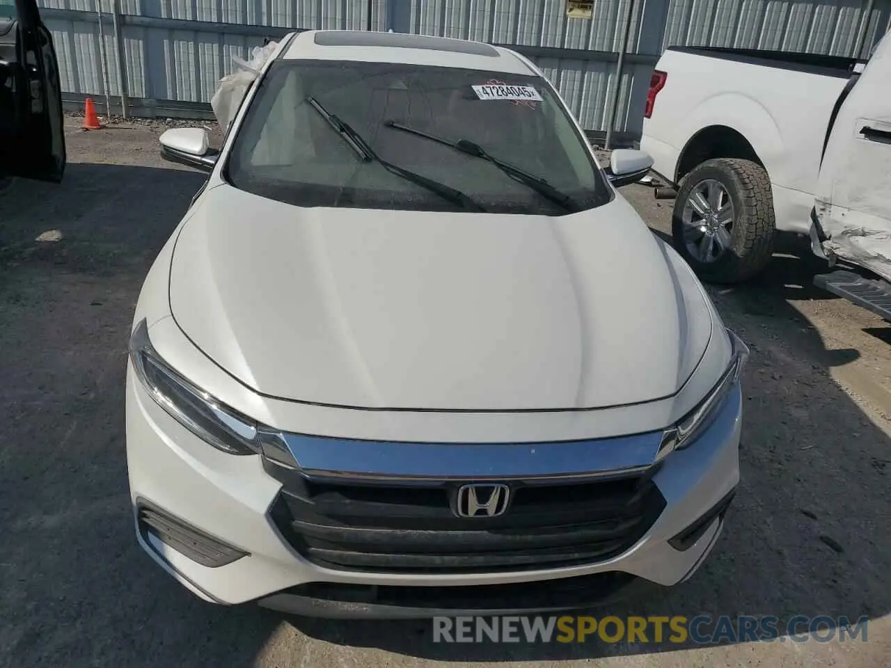 5 Photograph of a damaged car 19XZE4F96KE001993 HONDA INSIGHT 2019