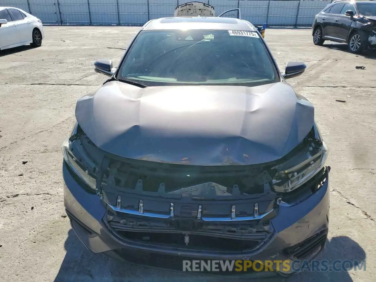 5 Photograph of a damaged car 19XZE4F96KE031589 HONDA INSIGHT 2019