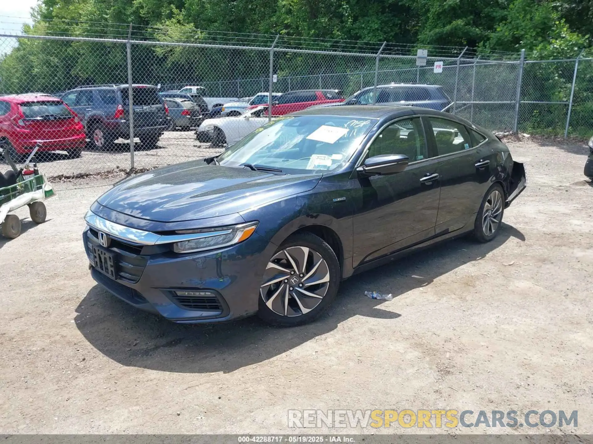 2 Photograph of a damaged car 19XZE4F97KE002473 HONDA INSIGHT 2019