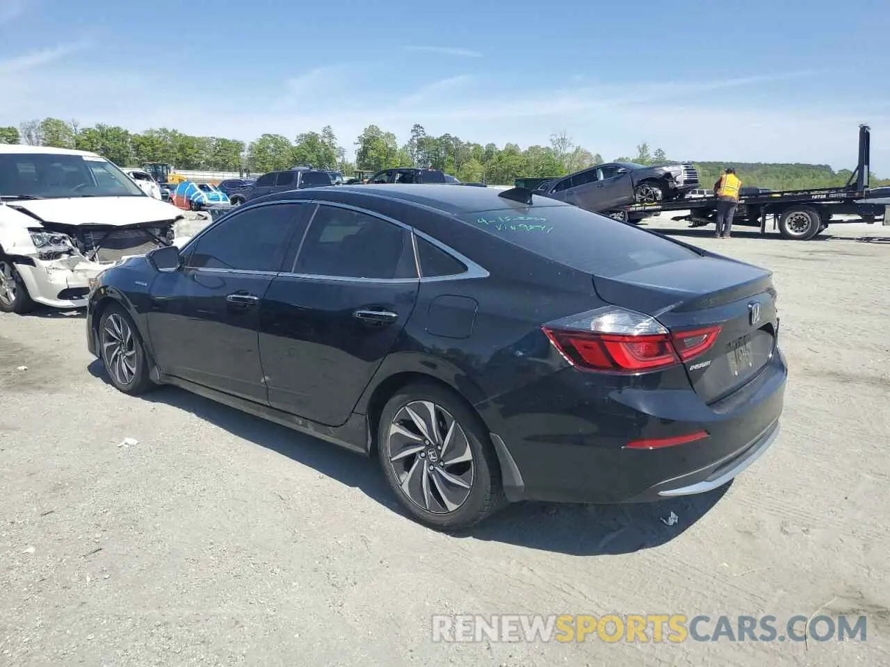 2 Photograph of a damaged car 19XZE4F97KE019841 HONDA INSIGHT 2019