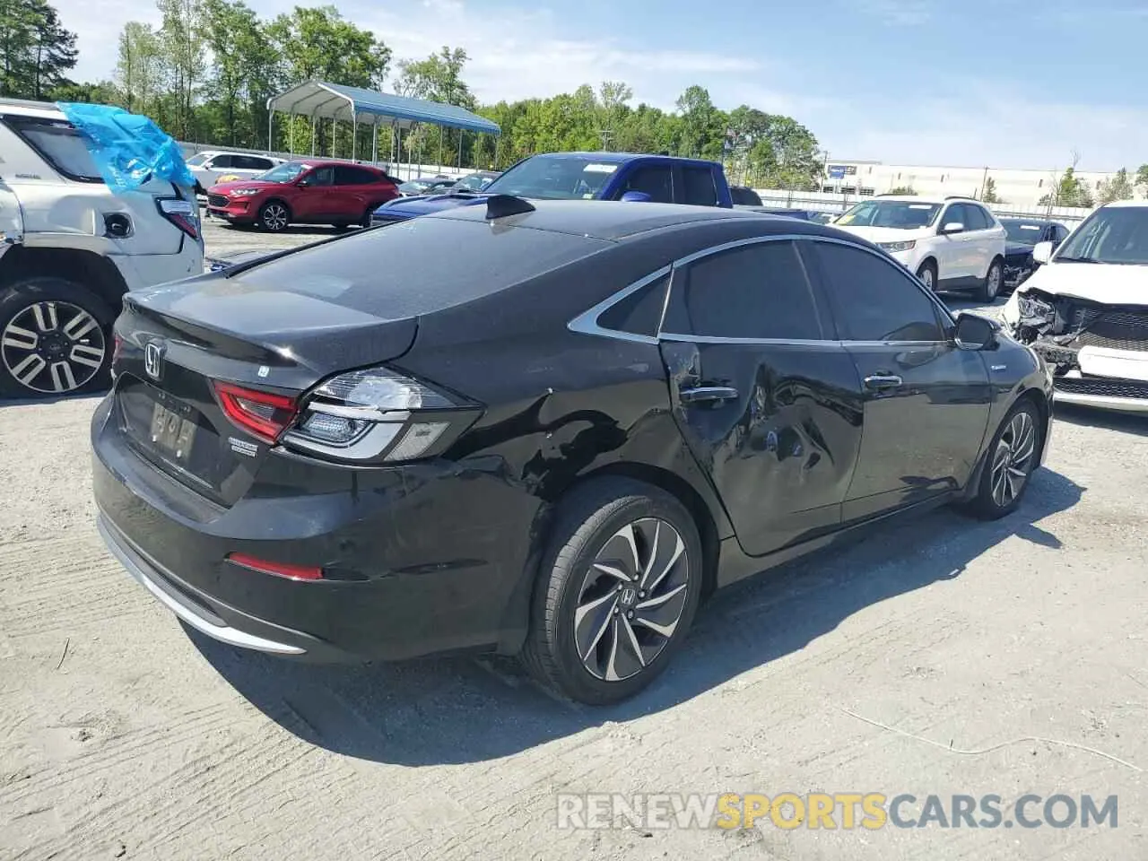 3 Photograph of a damaged car 19XZE4F97KE019841 HONDA INSIGHT 2019