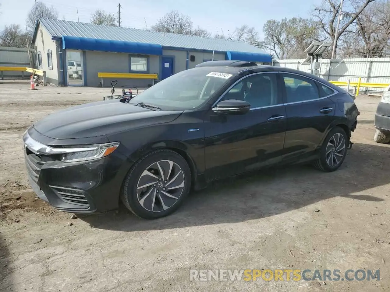 1 Photograph of a damaged car 19XZE4F99KE003172 HONDA INSIGHT 2019