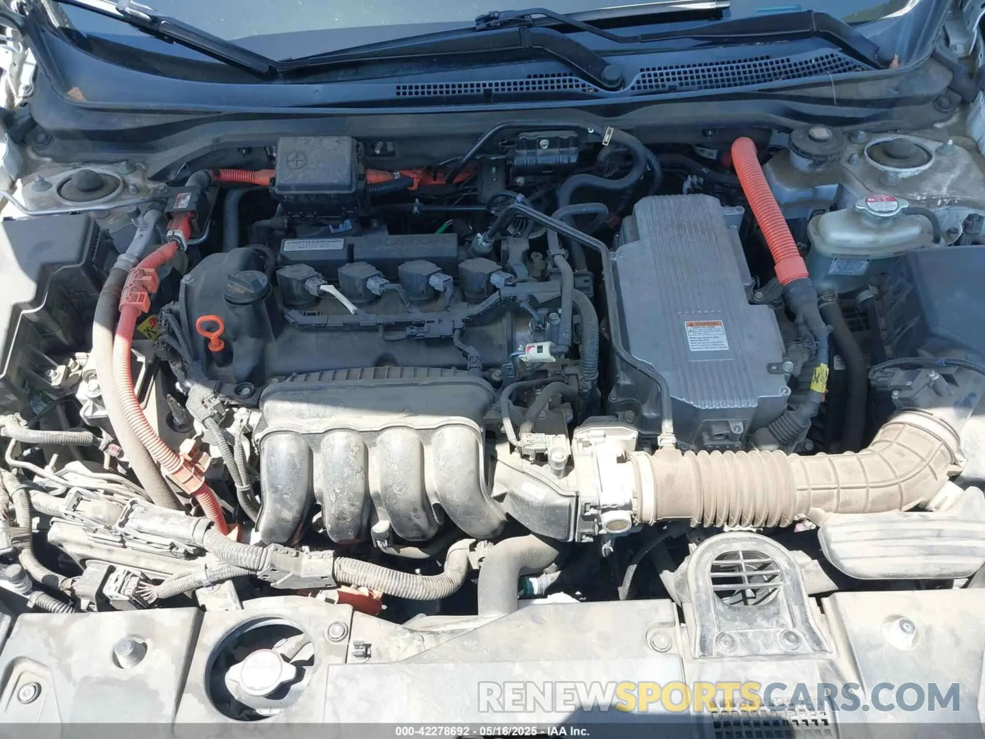 10 Photograph of a damaged car 19XZE4F99KE027245 HONDA INSIGHT 2019