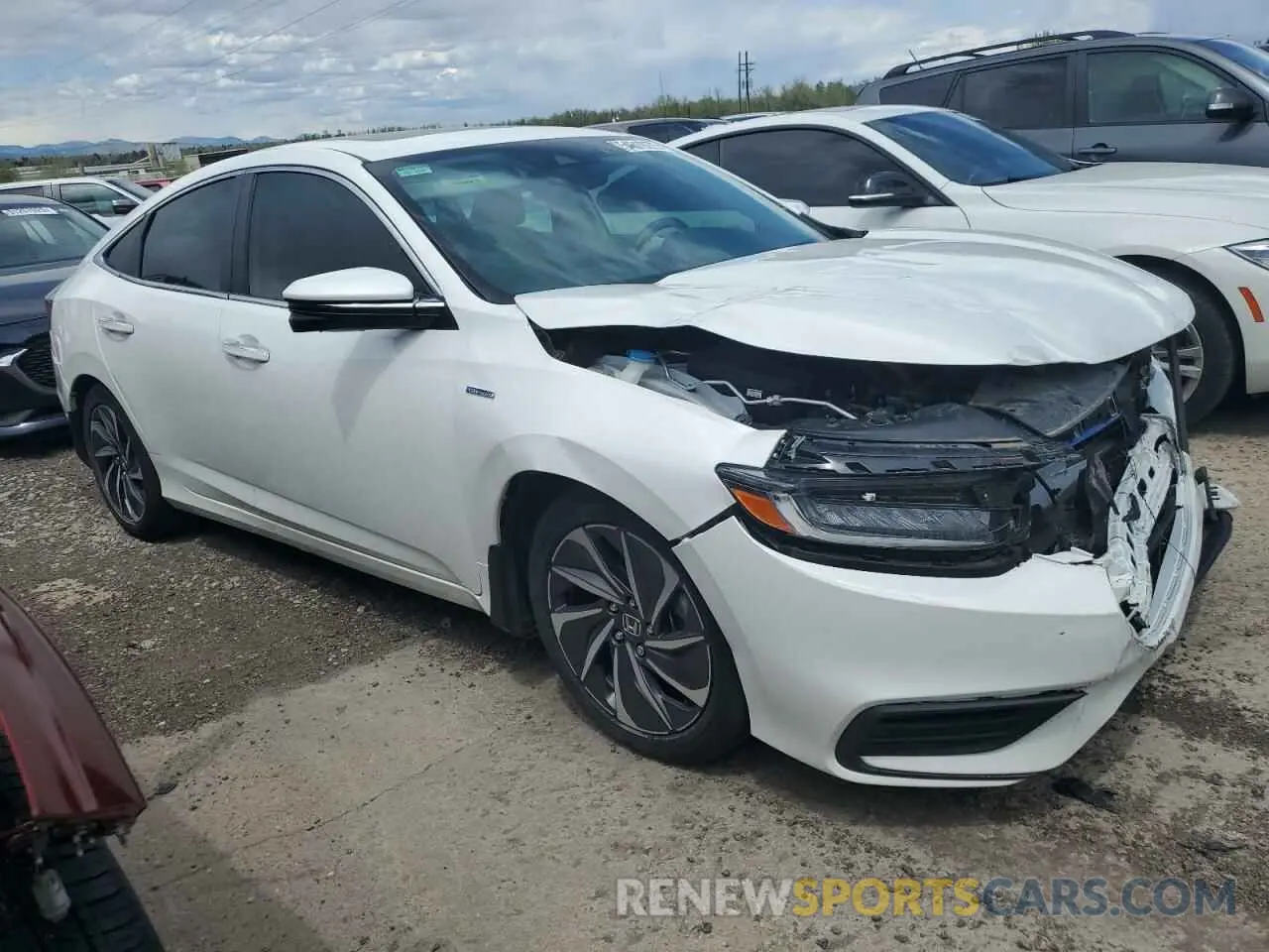 4 Photograph of a damaged car 19XZE4F9XKE007764 HONDA INSIGHT 2019