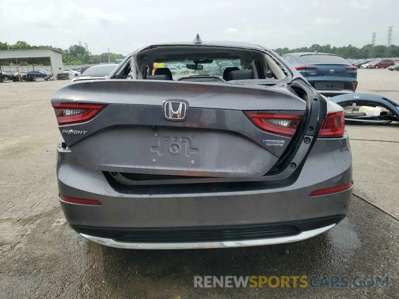 6 Photograph of a damaged car 19XZE4F9XKE020742 HONDA INSIGHT 2019
