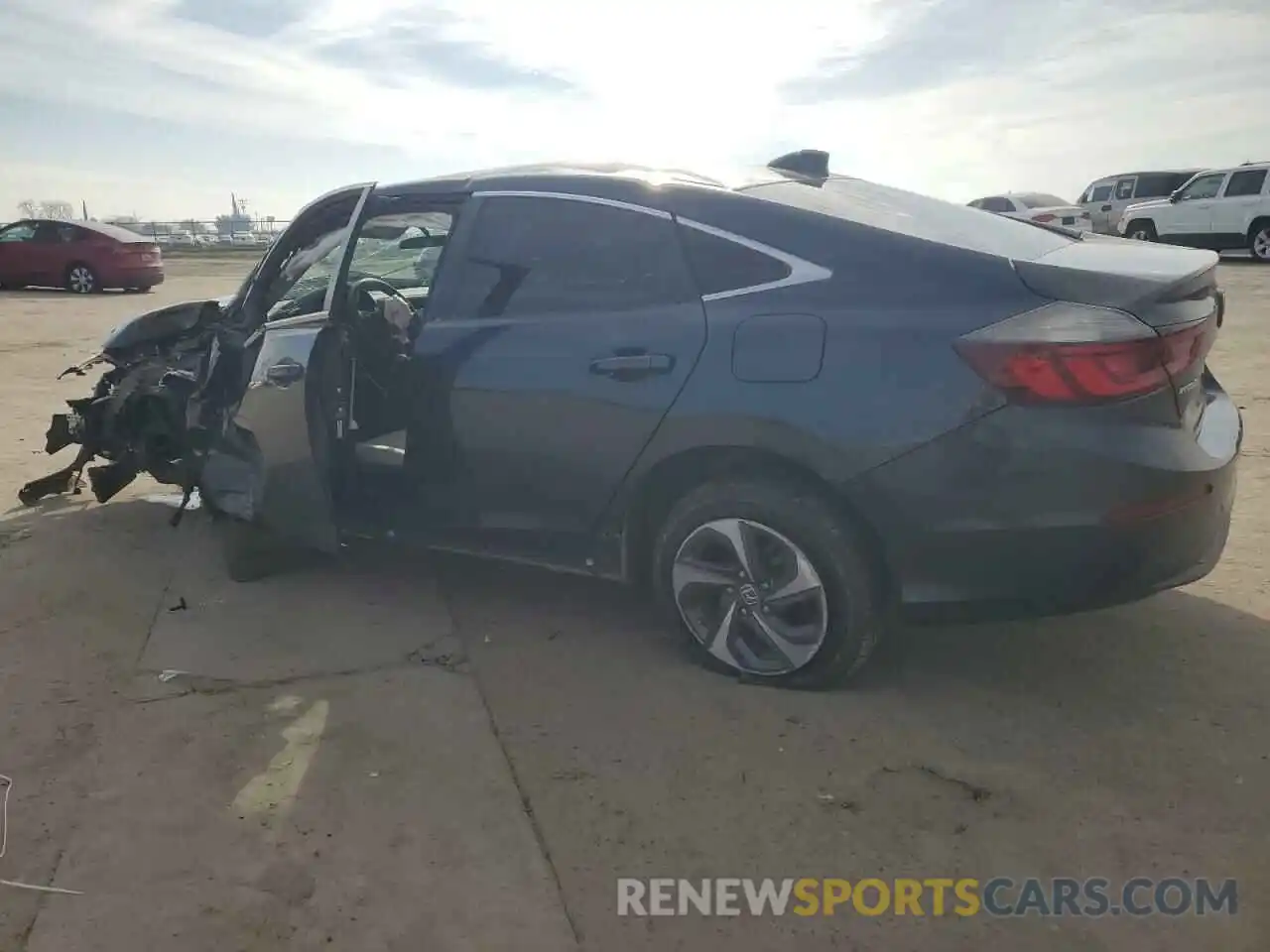 2 Photograph of a damaged car 19XZE4F50LE000627 HONDA INSIGHT 2020