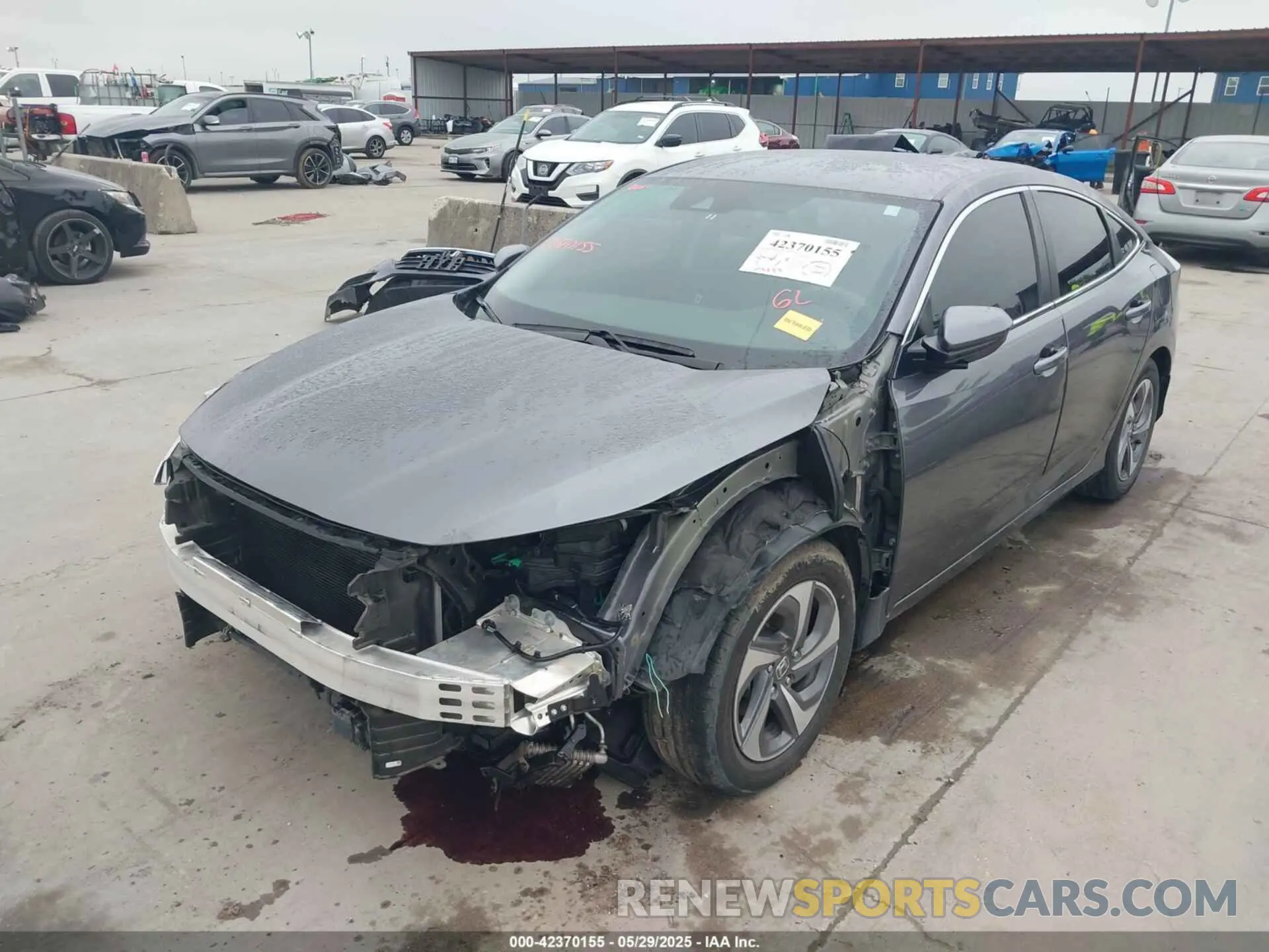 2 Photograph of a damaged car 19XZE4F50LE005469 HONDA INSIGHT 2020