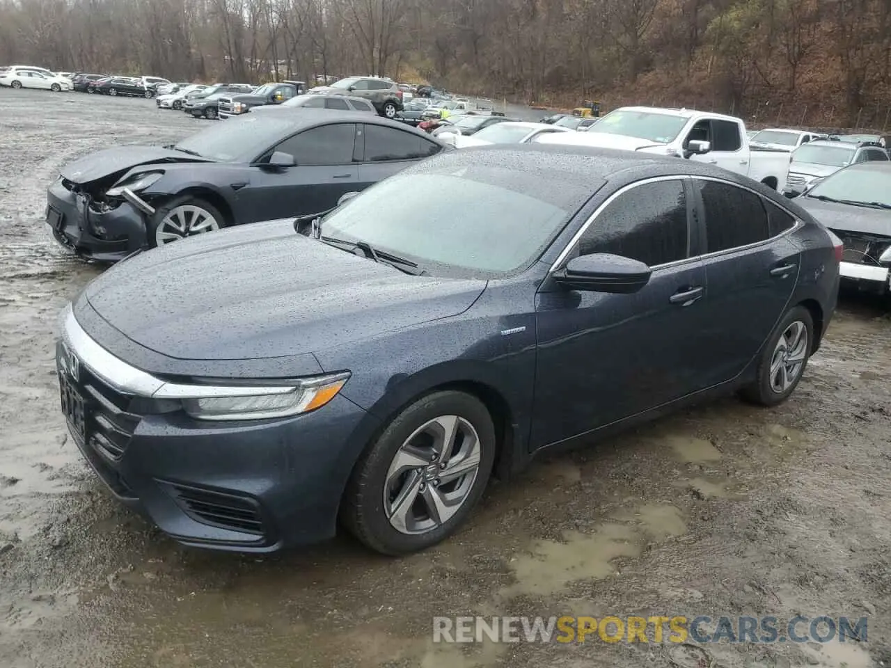 1 Photograph of a damaged car 19XZE4F50LE012941 HONDA INSIGHT 2020