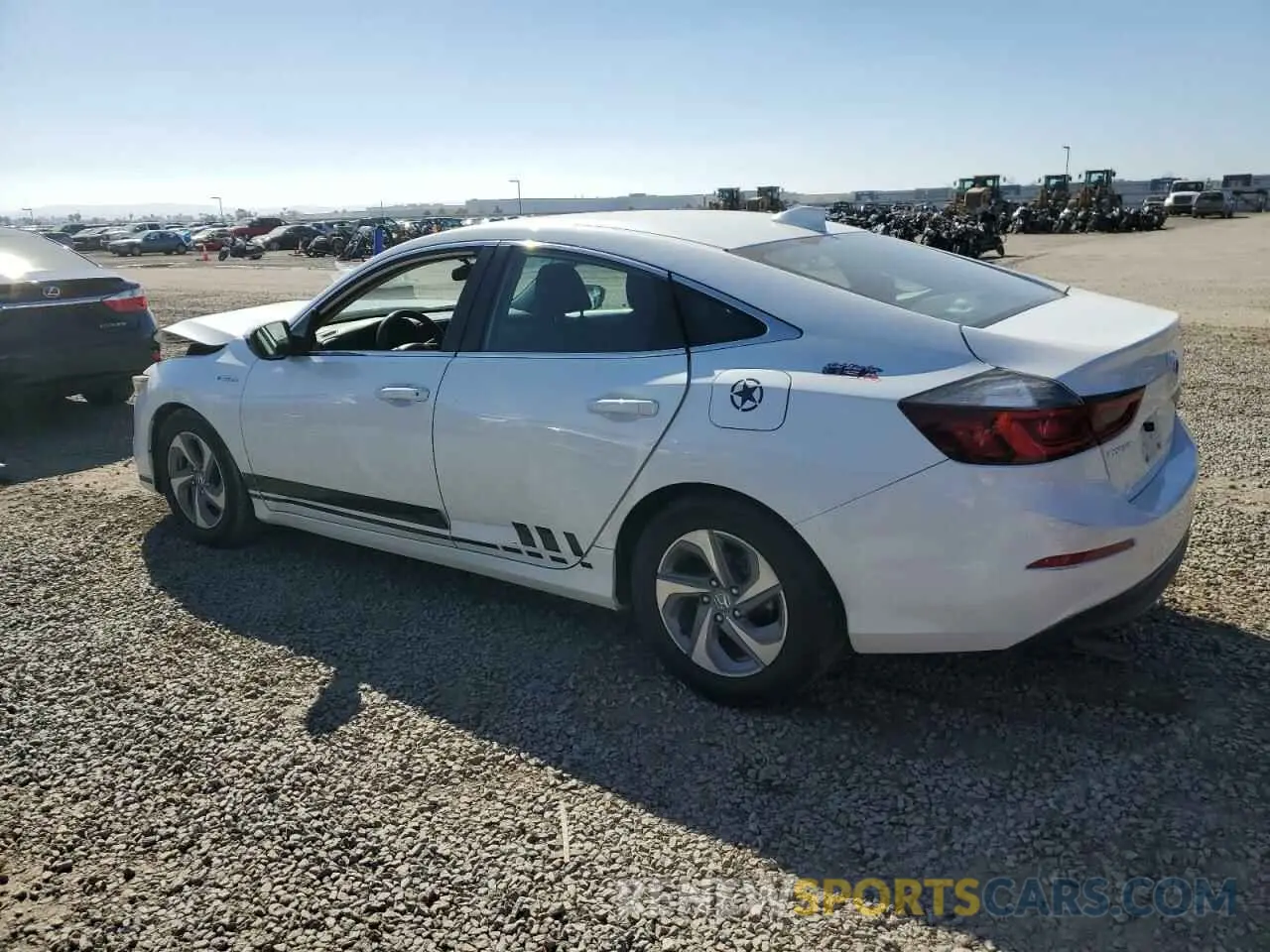 2 Photograph of a damaged car 19XZE4F50LE013278 HONDA INSIGHT 2020