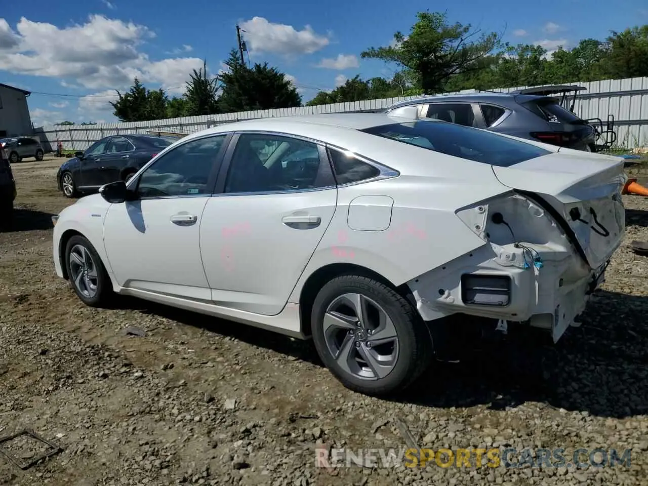 2 Photograph of a damaged car 19XZE4F51LE008820 HONDA INSIGHT 2020