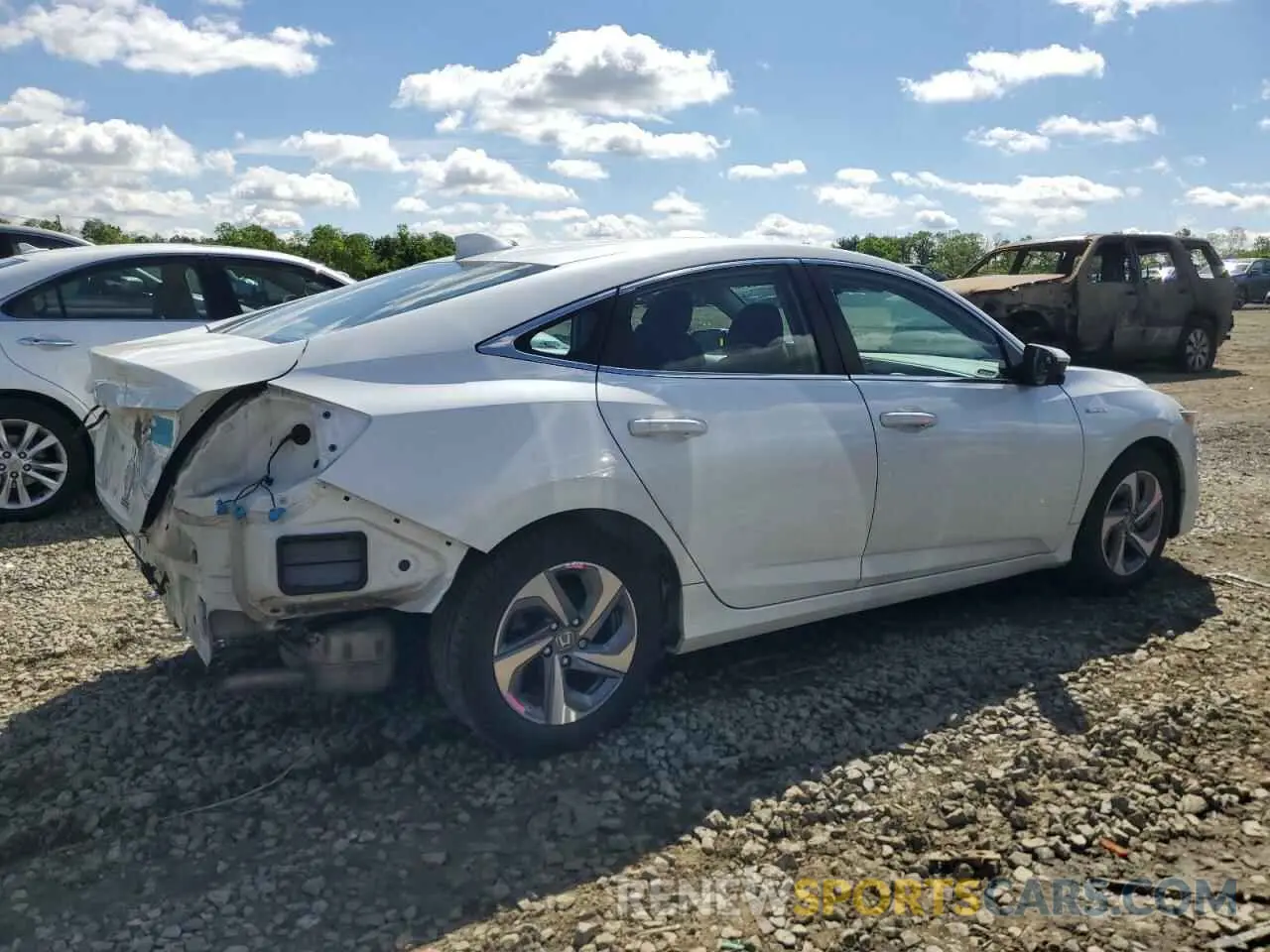 3 Photograph of a damaged car 19XZE4F51LE008820 HONDA INSIGHT 2020