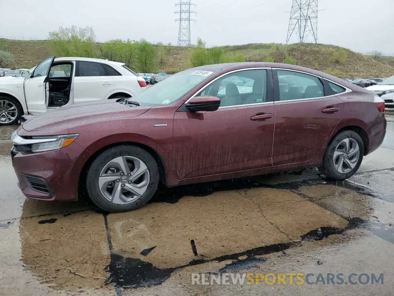 1 Photograph of a damaged car 19XZE4F52LE011113 HONDA INSIGHT 2020