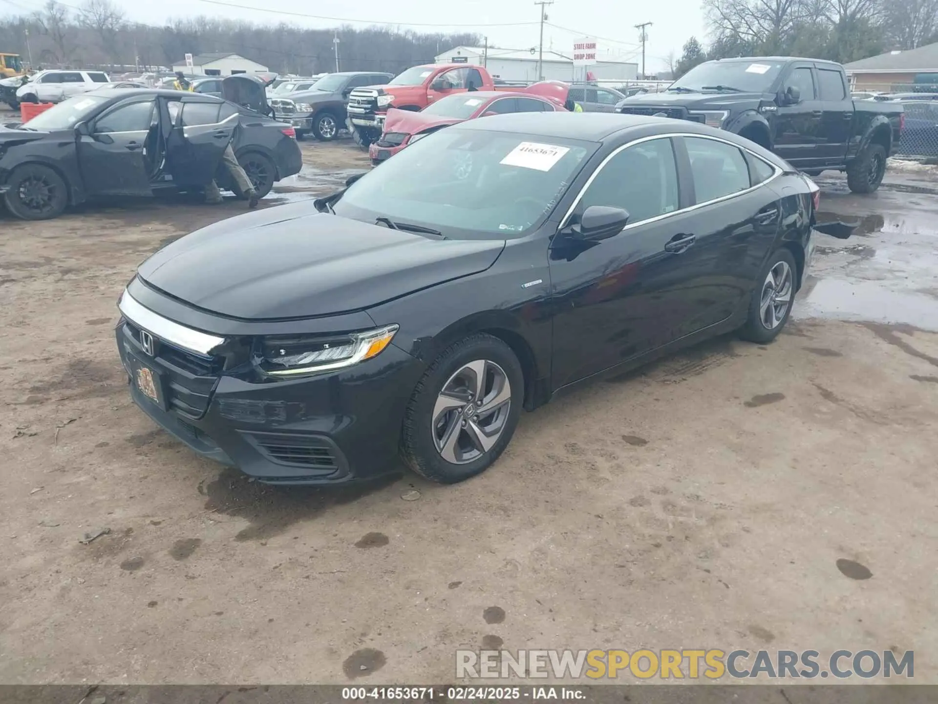 2 Photograph of a damaged car 19XZE4F53LE000119 HONDA INSIGHT 2020