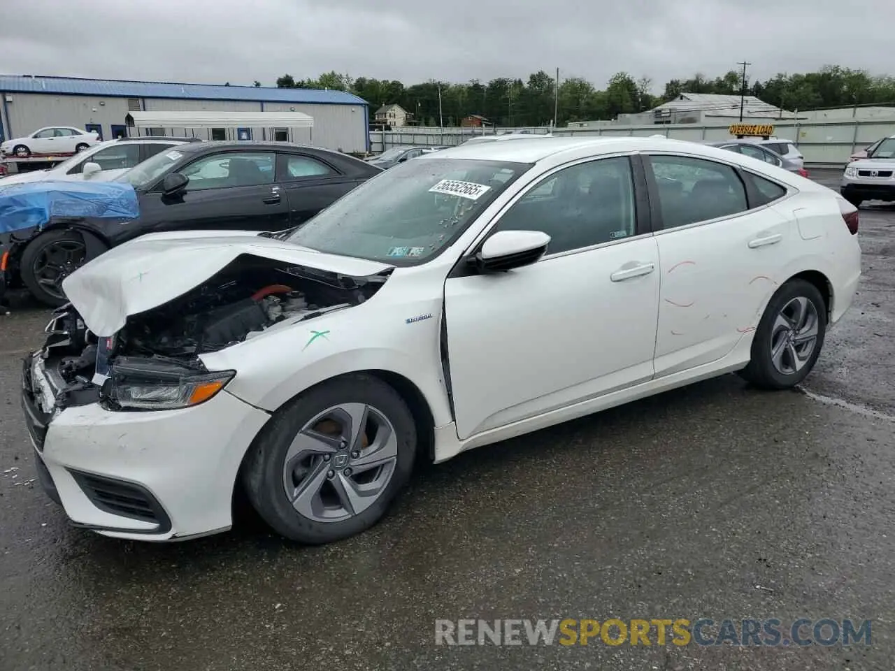 1 Photograph of a damaged car 19XZE4F53LE003859 HONDA INSIGHT 2020